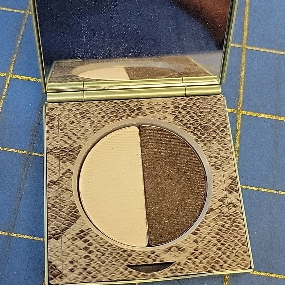 Mally Dual-Tone Eyeshadow Palette Ore Nero New Refillable Compact New